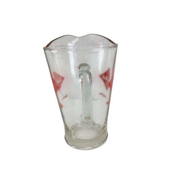 Grain Belt Beer 'From Perfect Brewing Water' 9" Glass Pitcher 1970s Vintage - Picture 4 of 6